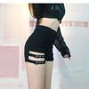 Traje de Escenario Igual de Lisa Leggings Esenciales para Chicas Calientes Jazz Ds Pantalones Cortos Calientes Pole Dance Pantalones Cortos de Cintura Alta