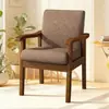 Silla Súper Suave de Madera Maciza Silla Especial para Estudiantes Madera Maciza con Reposabrazos Silla de Madera Maciza para Personas con Sobrepeso Silla de Estudiante de Madera Maciza Silla para Mesa de Té de Balcón Duradera