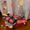 (Procesamiento y personalización) Papel de Envoltura de Flores Navideño Papel Kraft Impreso Caja de Regalo Materiales de Embalaje para Cajas de Regalo
