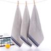 Fábrica direta fibra de bambu quadrado pequeno 35 * 35 algodão absorvente macio supermercado presentes atacado logotipo do conjunto