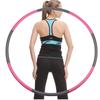 Hula Hoop 8 Seções Removível Adulto Cintura Interna Fitness Hula Hoop Liso de Espuma