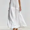 Vestido Colete Feminino Longo Sem Mangas para Férias na Praia, Corte Solto, Novo Outono 2026, Comércio Exterior Transfronteiriço Europeu e Americano