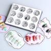 Acessórios Nail Art Manicure Folha de Estanho Dourada e Prateada Atacado DIY Papel Folha Dourada Papel Folha Dourada e Prateada Folha Prateada 4 Cores