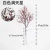 Gipsófila de 5 Ramas Bodas Flores Artificiales, Flores de Cera, Flores Falsas, Flores de Seda, Decoración del Hogar, Arreglos Florales, Flores Artificiales Transfronterizas