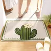Planta en Maceta de Flores Alfombrilla Absorbente para Piso de Baño Alfombra Imitación Cachemir Baño Inodoro Alfombrilla Antideslizante Felpudo para Puerta de Baño