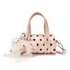 Bolso bandolera de hombro de lunares dulce y lindo estilo coreano ins para mujer, bolso de mano moderno y simple, bolso tipo almohada para la oficina