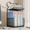 Prateleira de Armazenamento para Classificação de Assuntos Estante de Mesa para Estudante Estante de Livros em Camadas para Estudo Suporte de Livros de Armazenamento de Mesa Estante de Livros