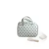 Bolsa de Maquillaje de Lunares Portátil para Mujer, Bolsa Impermeable de Gran Capacidad para Almacenamiento de Artículos de Tocador de Viaje, Bolsa de Almacenamiento Portátil Simple Estilo Ins