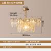 Lámpara de Dormitorio Color Crema Estilo Francés, Candelabro de Cristal Retro Americano, Nuevo Modelo 2026 para Sala de Estar, Dormitorio Principal, Comedor, Accesorios de Iluminación Zhongshan