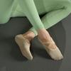 Calcetines de Yoga Antideslizantes para Mujer Absorbentes de Sudor Primavera y Verano Sin Talón Calcetines Deportivos de Pilates de Moda Versátiles Estilo Coreano Calcetines de Barco Cruzados Sin Talón