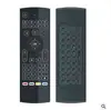 Mx3 ardilla voladora retroiluminada Teclado Inalámbrico 2.4G Set top box Android control remoto inteligente juego 6 ejes