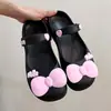 Zapatos Mary Jane de Mariposa Bailarinas Sandalias Crocs para Mujer Chanclas para Exteriores de Mujer Zapatos de Playa Pantuflas para el Hogar Mujer