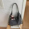 Bolsa de Mano con Textura Tejida de Cuero Suave para Comercio Exterior, Bolsos de Hombro Cruzados Casuales Multifuncionales de Gran Capacidad para Mujer, Otoño
