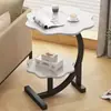 Mesa lateral de pétala dupla personalizada transfronteiriça, mesa de cabeceira simples para sala de estar e quarto, mesa lateral simples, mesa de chá para varanda, mesa pequena