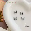 Accesorios Coloridos Tridimensionales de Mariposas Pequeñas para Uñas Estilo Trendy Ins Hada DIY Mariposa Degradada Decoraciones para Uñas