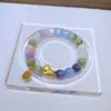 Pulsera de Mica Marina de Dopamina que Cambia de Color, Diseño de Lujo Ligero, Pulsera de Siete Colores Cambiantes, Pulsera de Resina que Cambia de Color con Rayos UV