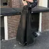 Falda de Mezclilla con Cintura Elástica para Mujer, Falda Larga de Verano, Diseño de Longitud Media, Estilo Nicho, Cintura Alta, Adelgazante, Ceñida a la Cadera, Falda de Paraguas Línea A