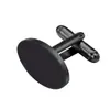 Ventas Directas de Fábrica Producto Nuevo Transfronterizo Gemelos Gemelos para Camisa de Hombre Acero Inoxidable 20*14mm Gemelos Ovalados