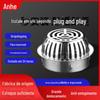 Ralo de Piso Convexo Tipo Plug-in de Aço Inoxidável 304 Anhe para Laje, Tubo de Drenagem de Grande Diâmetro, Ralo de Piso Convexo para Laje