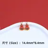 Nuevo Aceite de Gota de Oro de Arena Antigua Colgante de Cabeza de León de la Suerte Ping An Joya Hecho a Mano DIY Collar Pulsera Joyería Adornos Colgantes
