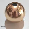 M10 Acessórios de Ferragens Decorativas de Metal Bola de Ferro Redonda Oca Bola Redonda Lisa Luminárias DIY Luminária de Mesa Luminária Pendente Ornamento Peça de Bola Plana