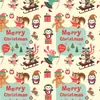 Papel de cobre superficie brillante papel de regalo papel de regalo sombrero de Navidad lindo linterna guirnalda papel de regalo