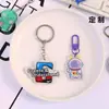 Chaveiro Acrílico de Anime Desenho Animado Personalizável Cola Glitter Suporte de Foto Personalizado Chaveiro Pingente de Mochila Escolar