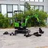 Excavadora compacta de orugas para limpieza de obras y demolición, adecuada para demolición en interiores y construcción en espacios reducidos.; excavadora miniatura