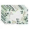 Manteles Individuales de Lino para Primavera y Verano Transfronterizos, Flores de Girasol, Decoración de Cocina, Mesa de Comedor, Aislamiento Térmico, Mantel Antideslizante