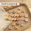 Contas Estreladas de Acrílico com Desenhos Animados e Furos para Correntes de Celular e Pingentes de Bolsa Artesanais DIY, Contas Soltas