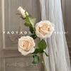 3 Galhos de Rosas, Decoração de Casa, Flores Artificiais para Casamento, Rosas com Múltiplas Flores, Decorações para Sala de Estar, Flores Artificiais, Belas Paisagens