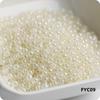 2/3/4 mm súper excelente imitación de hielo jade cremoso cuentas de arroz cuentas de vidrio hechas a mano súper uniformes cuentas para pulsera de joyería DIY