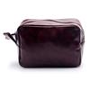 Bolsa de Afeitado para Hombre Amazon Bolsa de Almacenamiento para Lavado de Viaje Color Sólido PU Cuadrada Simple Transfronteriza Cremallera Bolsa de Cosméticos
