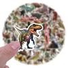 110 Adesivos de Dinossauro Dinossauro Grafite Patinete Caderno DIY Adesivos de Desenho Animado Transfronteiriços Venda por Atacado de Fábrica