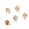 Mini juguete creativo de helado Accesorios DIY Piezas pequeñas de resina Pasador Uñas Arte Funda de teléfono Kit de materiales
