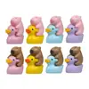 8 Capuzes Criativos Fofos de Pato Azul Capivara Decorações DIY Caixa Surpresa Figuras Criativas Feitas à Mão para Escritório