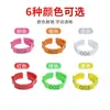Anillos para Patas de Pollo con Etiquetas de Tamaño, Anillos de Plástico Ajustables, Etiquetas de Identificación para Pollo, Pato, Ganso y Aves de Corral