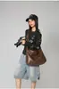 Yuezi 2026 Verano Bolso de Hombro Grande de Estilo Coreano Nuevo para Mujer, Bolso Retro, Bolso Tote Casual Versátil
