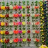 Cadena de Flores Qingming Cadena de Flores Cadena de Margaritas Solares Cadena de Flores de Seda Sacrificial Fabricante de Yunyang Mayoreo Suministros Funerarios