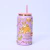 Vaso Termo de Acero Inoxidable 304 Transfronterizo Chapado en Oro 16oz Tarro Mason Simple de Gran Capacidad Oficina Ventosa