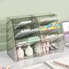 Caja de Almacenamiento de Escritorio, Portalápices Inclinado, Bolígrafos de Colores, Pinceles, Estante de Almacenamiento para Estudiantes, Estante de Almacenamiento para Lápices y Papelería de Escritorio