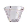 Xingran Vaso de Degustación Triple de Oro de Vidrio Martillado Resistente al Calor Juego de Té Kung Fu Taza Individual Maestro Phnom Penh Martillado Taza de Té Pequeña