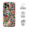 Estilo Pintura a Óleo Retrô Florzinhas Coloridas Densas Película Ultrafina Protetora para iPhone18promax Capa Dura Apple 16