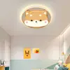 Lámpara para Habitación Infantil Niño Niña Dibujos Animados Lindo Creativo Cálido Shiba Inu Lámpara de Dormitorio Led Protección Ocular Lámpara de Techo