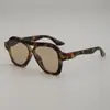 Nuevas Gafas de Sol de Color Gelatina Europeas y Americanas Doble Puente Moda Elegante Estilo Ins Punk Popular Mismo Estilo Anti-UV