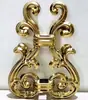 Accesorios de Acero Inoxidable 304 Botella del Tesoro Flor Estilo Europeo Flor Puerta Principal Valla de Patio Puerta Antirrobo Piezas Florales Decorativas para Ventanas Oro Titanio