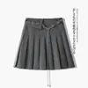 Elegante Falda Estilo Universitario para Mujer, Nueva Falda Plisada de Cintura Alta para Verano, Falda de Corte A Adelgazante, Falda Corta para Chicas Petite