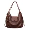2026 Nova Bolsa Tote Outono Inverno Retro Mochila de Grande Capacidade Bolsa Feminina High-End Moda para o Dia a Dia Bolsa de Ombro Único