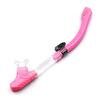 Equipo de Snorkel y Natación Impermeable Full-Dry para Adultos con Boquilla Transparente de Silicona Líquida