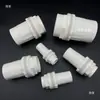 Entrada y salida de agua de PVC, conexión directa al tanque de agua o cubo, roscas internas y externas para un ajuste seguro, adecuado para cajas de volquete, estanques de peces de lona y paso directo a través de paneles